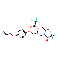 Oxprenolol, TFA
