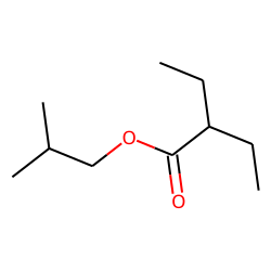 Butanoic acid, 2-ethyl-, 2-methylpropyl ester