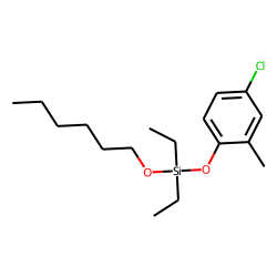 Silane, diethyl(4-chloro-2-methylphenoxy)hexyloxy-