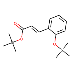 Cinnamic acid, o-(trimethylsiloxy)-, trimethylsilyl ester