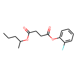 Succinic acid, 2-fluorophenyl 2-pentyl ester