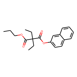 Diethylmalonic acid, 2-naphthyl propyl ester