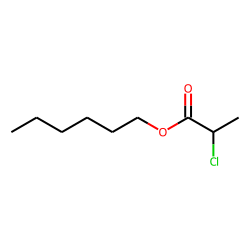 Propanoic acid, 2-chloro, hexyl ester