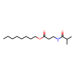 «beta»-Alanine, N-isobutyryl-, octyl ester