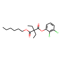 Diethylmalonic acid, 2,3-dichlorophenyl hexyl ester