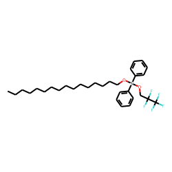 Silane, diphenylhexadecyloxy(2,2,3,3,3-pentafluoropropoxy)-