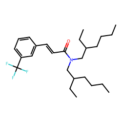 Trans-cinnamamide, n,n-bis(2-ethylhexyl)-3-trifluoromethyl-
