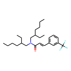 trans-Cinnamamide, N,N-bis(2-ethylhexyl)-3-trifluoromethyl-