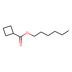 Cyclobutanecarboxylic acid, hexyl ester