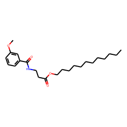 «beta»-Alanine, N-(3-methoxybenzoyl)-, dodecyl ester