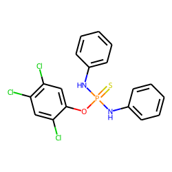 O-(2,4,5-trichlorophenyl) n,n'-diphenyldiamidothiophosphate
