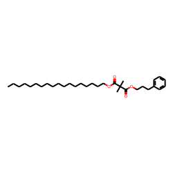 Dimethylmalonic acid, octadecyl 3-phenylpropyl ester