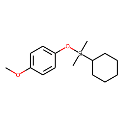 1-Cyclohexyldimethylsilyloxy-4-methoxybenzene