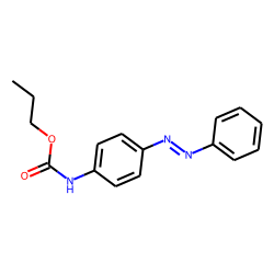 P-phenylazo carbanilic acid, n-propyl ester