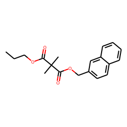 Dimethylmalonic acid, 2-naphthylmethyl propyl ester