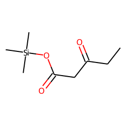 3-Oxopentanoic acid, TMS