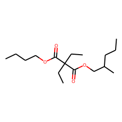 Diethylmalonic acid, butyl 2-methylpentyl ester