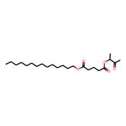 Glutaric acid, 3-oxobut-2-yl tetradecyl ester