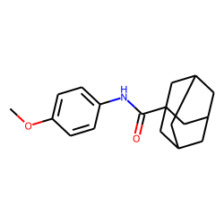 1-Adamantanecarboxamide, N-(4-methoxyphenyl)-