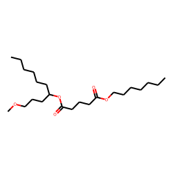 Glutaric acid, heptyl 1-methoxydec-4-yl ester