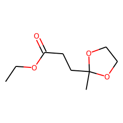 1,3-Dioxolane-2-propanoic acid, 2-methyl-, ethyl ester