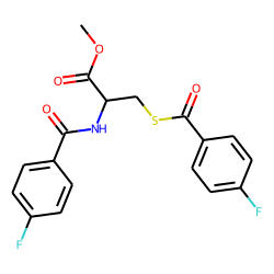 l-Cysteine, N,S-bis(4-fluorobenzoyl)-, methyl ester