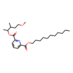 2,6-Pyridinedicarboxylic acid, 5-methoxy-3-methylpent-2-yl undecyl ester