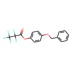 Pentafluoropropanoic acid, 4-benzyloxyphenyl ester
