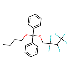 Silane, diphenylbutoxy(2,2,3,4,4,4-hexafluorobutoxy)-