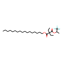 Diethylmalonic acid, heptadecyl 1,1,1-trifluoroprop-2-yl ester