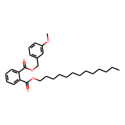 Phthalic acid, 3-methoxybenzyl tridecyl ester
