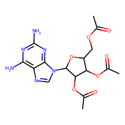 [(3S,4r,5s)-4-acetyloxy-5-(acetyloxymethyl)-2-(2,6-diaminopurin-9-yl)oxolan-3-yl] acetate