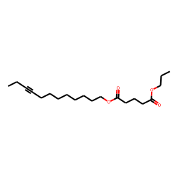Glutaric acid, dodec-9-ynyl propyl ester