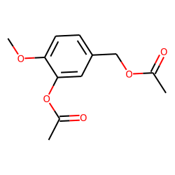 3-Hydroxy-4-methoxybenzyl alcohol, di(acetate)
