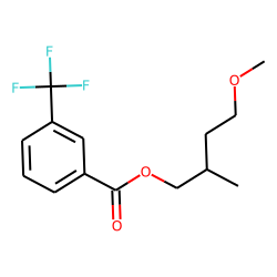 3-Trifluoromethylbenzoic acid, 4-methoxy-2-methylbutyl ester