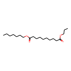 Sebacic acid, heptyl propyl ester