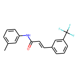 trans-Cinnamamide, N-(3-methylphenyl)-3-trifluoromethyl-
