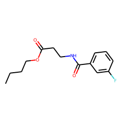 «beta»-Alanine, N-(3-fluorobenzoyl)-, butyl ester