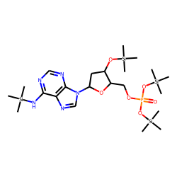 Adenosine, 2'-deoxy-N-(trimethylsilyl)-3'-O-(trimethylsilyl)-, 5'-[bis(trimethylsilyl) phosphate]