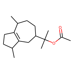5-Azulenemethanol, 1,2,3,4,5,6,7,8-octahydro-«alpha»,«alpha»,3,8-tetramethyl-, acetate, [3S-(3«alpha»,5«alpha»,8«alpha»)]-