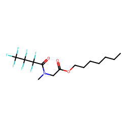 Sarcosine, N-heptafluorobutyryl-, heptyl ester