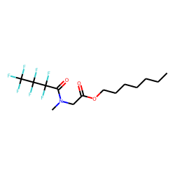 Sarcosine, n-heptafluorobutyryl-, heptyl ester