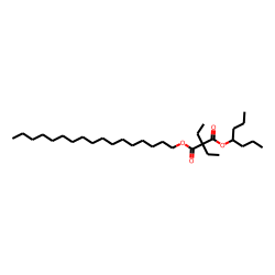 Diethylmalonic acid, heptadecyl hept-4-yl ester