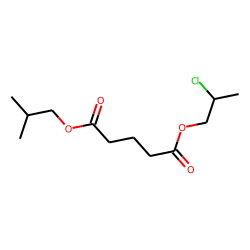 Glutaric acid, 2-chloropropyl isobutyl ester