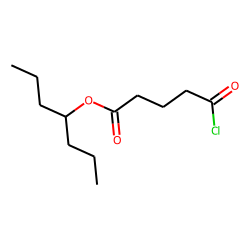 Glutaric acid, monochloride, 4-heptyl ester