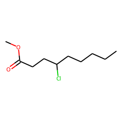 4-Chlorononanoic acid, methyl ester