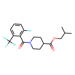 Isonipecotic acid, N-(2-fluoro-6-trifluoromethylbenzoyl)-, isobutyl ester
