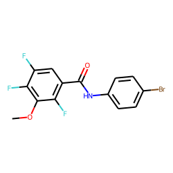 2,4,5-Trifluoro-3-methoxybenzamide, N-(4-bromophenyl)-