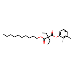 Diethylmalonic acid, decyl 2,3-dimethylphenyl ester