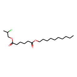 Adipic acid, 2-chloropropyl decyl ester
